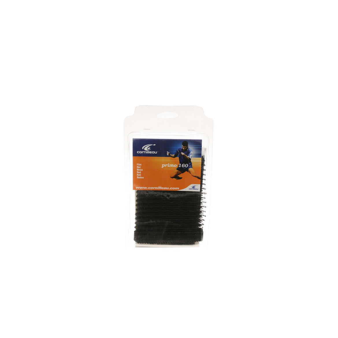 Cornilleau Hobby Primo Filet En Polyéthylène Noir - 160 Cm Ou 180 Cm Pour Tables De Ping Pong