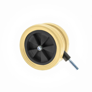 Twinned wheel Ø150x30 Beige