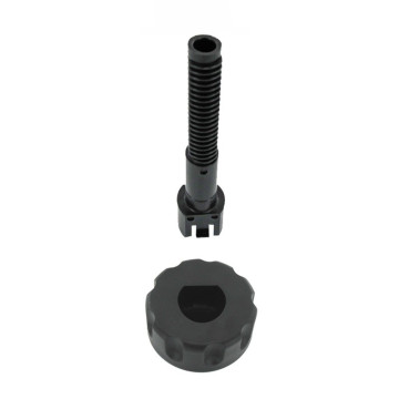 Foot screw 3/4 adjustable black