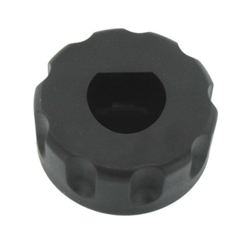 Foot pad 3/4 adjustable black